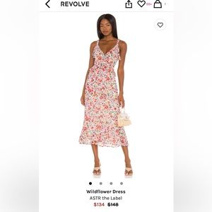 ASTR the label wildflower dress size M